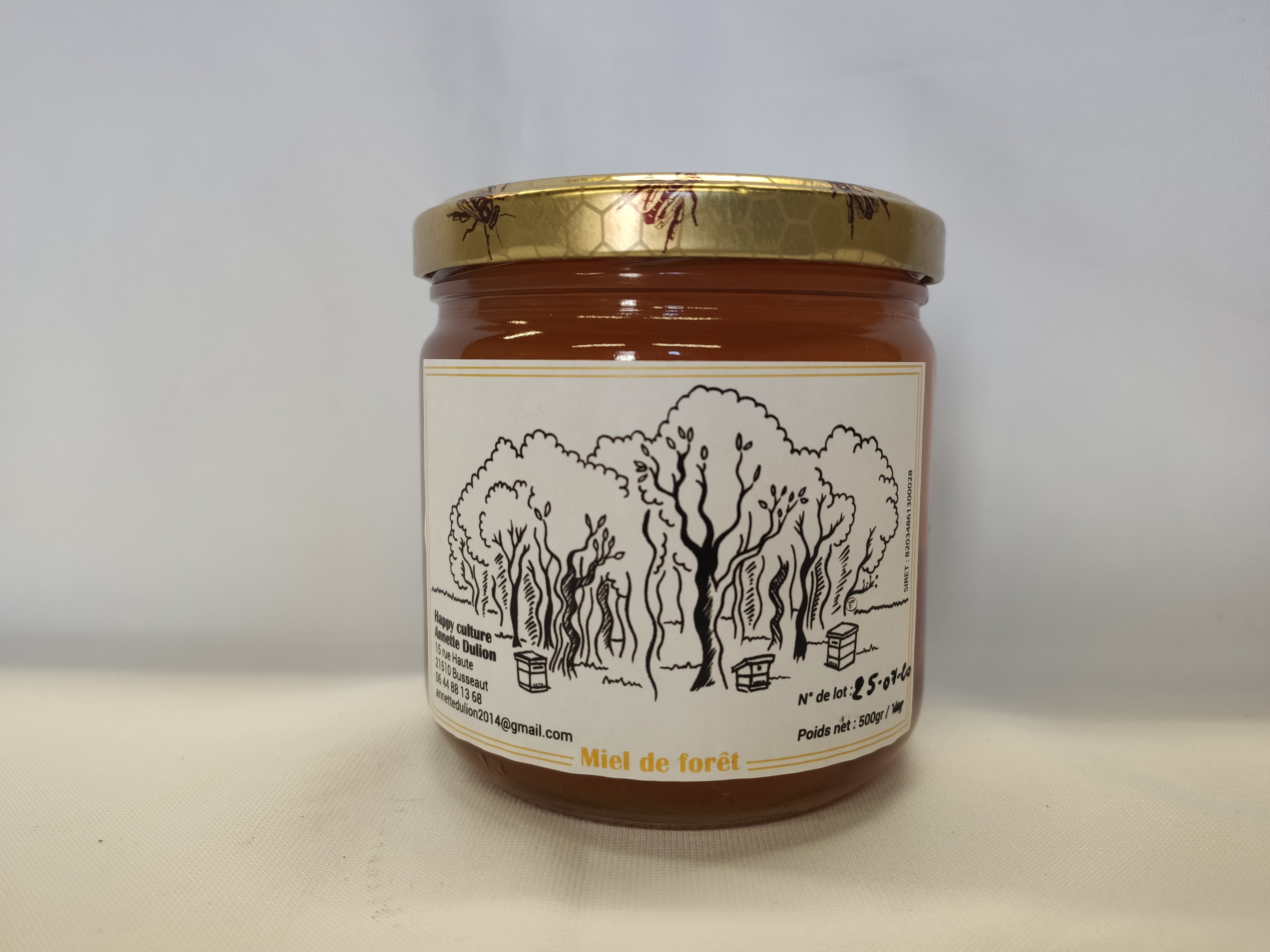 MIEL DE FORÊT - 500g - Annette DULION 5.90€