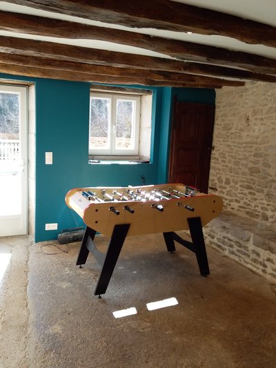 gite isabelle salle de jeu