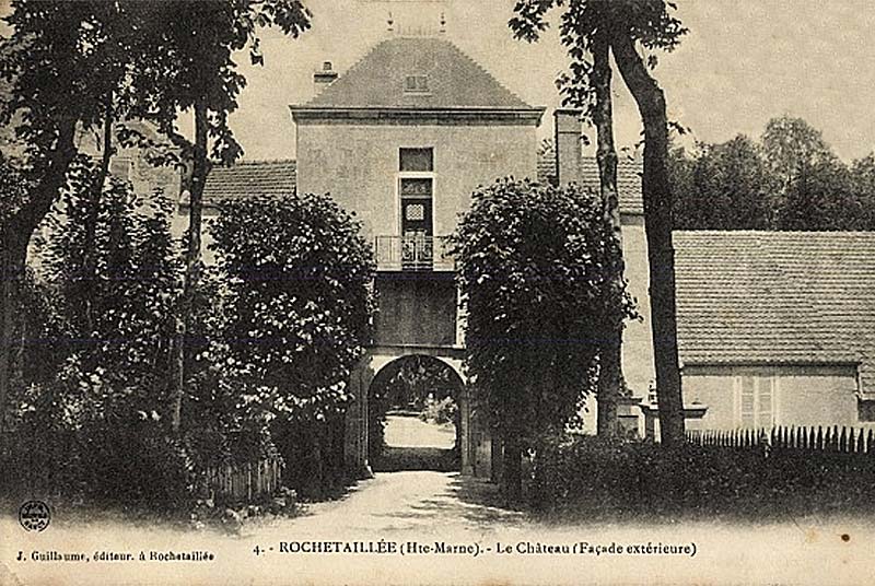 Carte postale du château de Rochetaillee