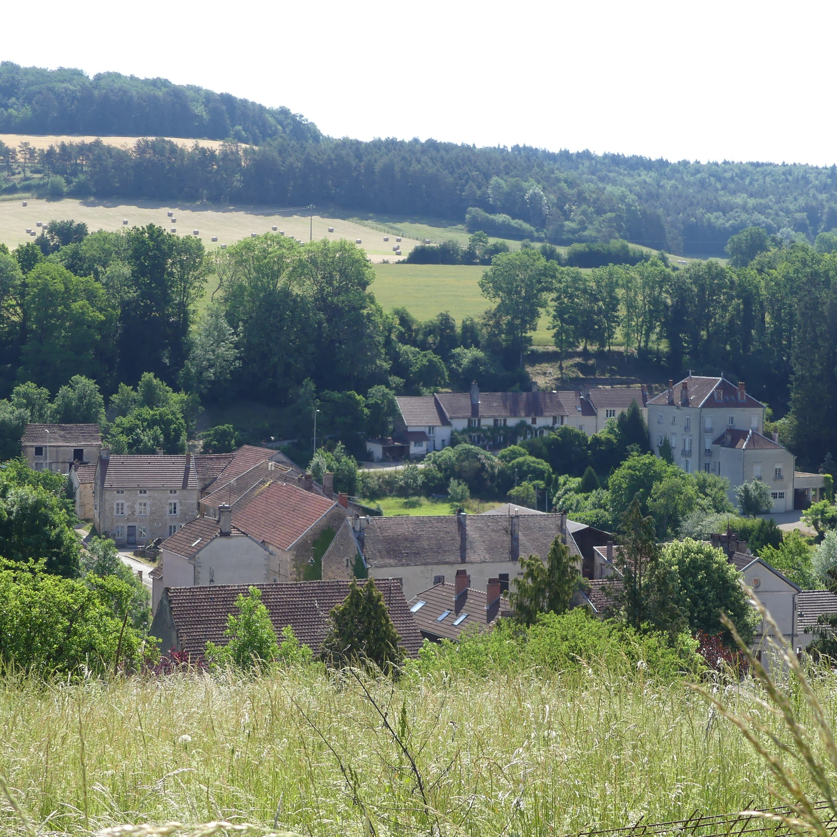 Vue sur Bay-sur-Aube